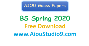 AIOU BS GUESS PAPERS