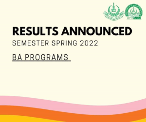 Spring 2022 BA Program Results: Check Your Grades Online